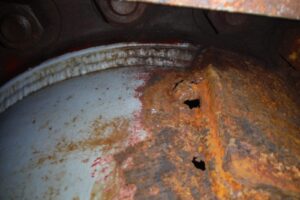 Common failure mechanism associated with welded repairs to coated water pipes