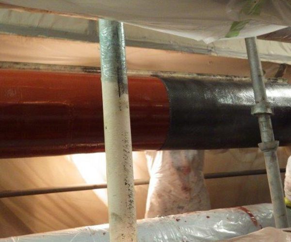 Composite Pipe Repair Circulating Water Lines