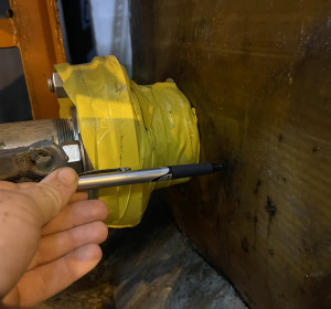 Pipe spot damage and repair