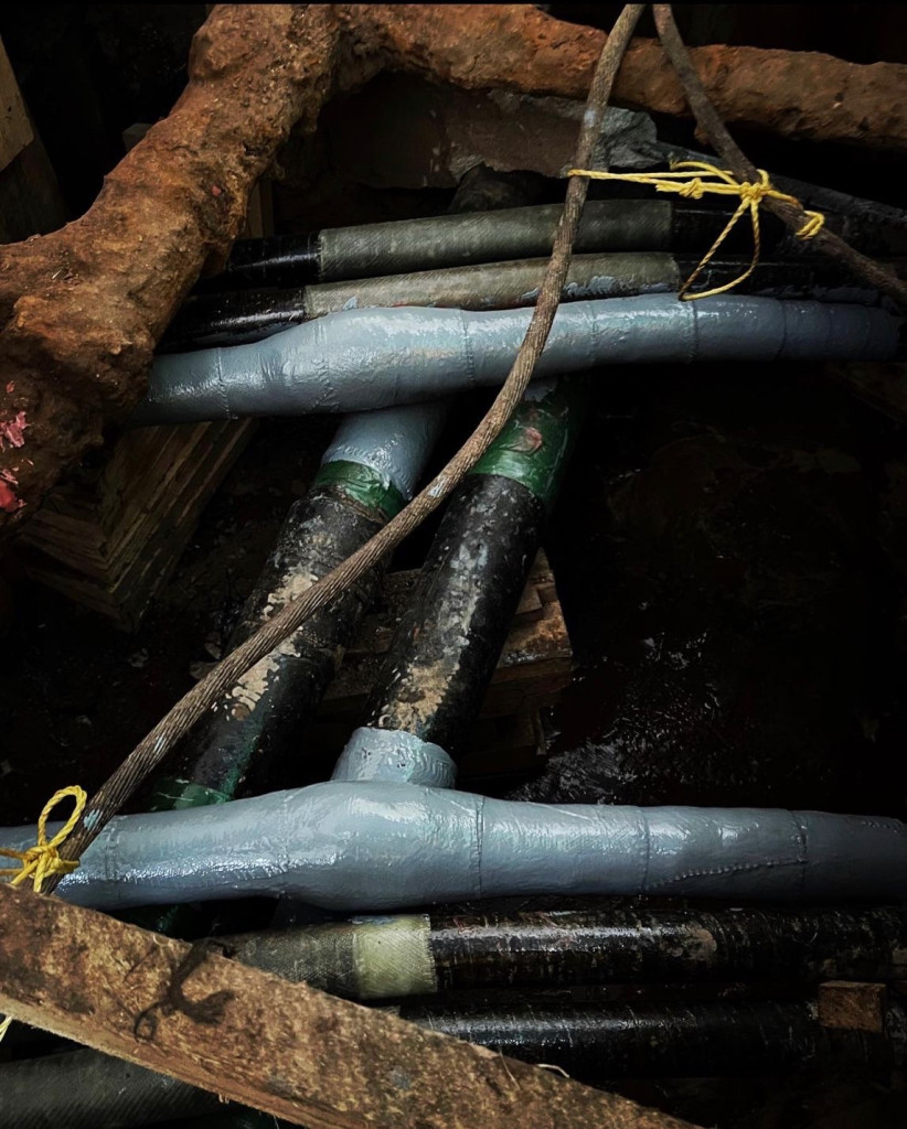 Carbon Fiber Power Transmission Pipe Repair - Advanced FRP